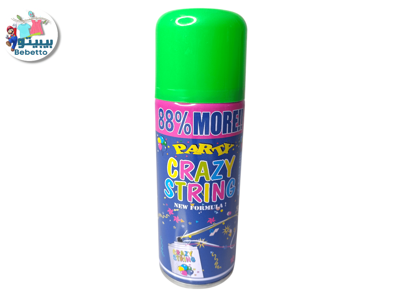 Party Crazy String Spray Fun Party Streamer Spray 250ml -E43 \ 6972314640057 - صورة 6