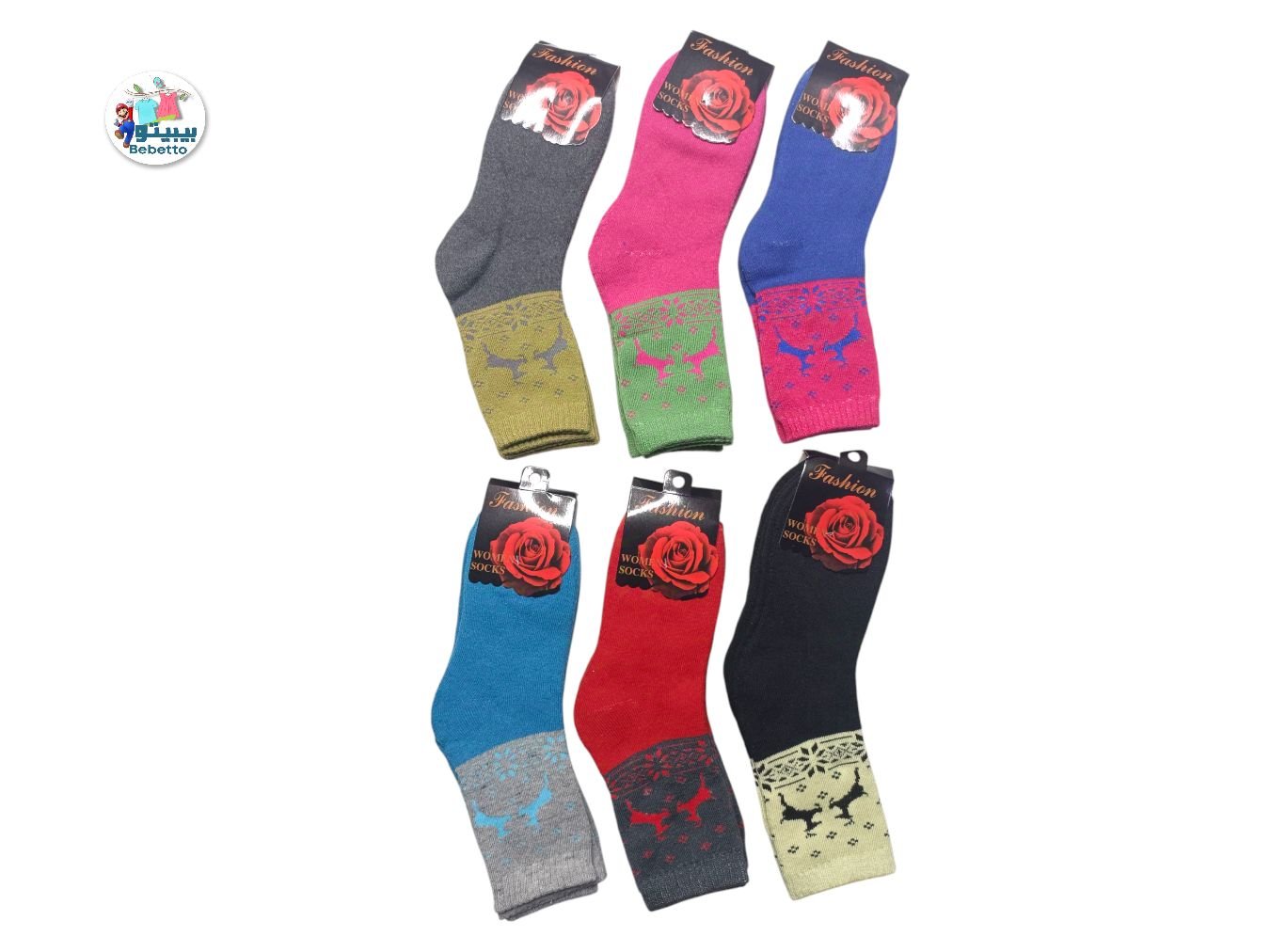 Woman 6pcs Socks 1750A \ E110544 - Image 1