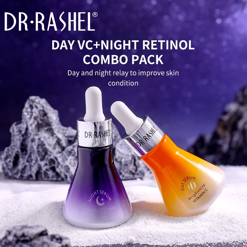 Dr. Rashel Vitamin C & Rentinol Day & Night Face Serum G41 \ 6971764154886 - صورة 3