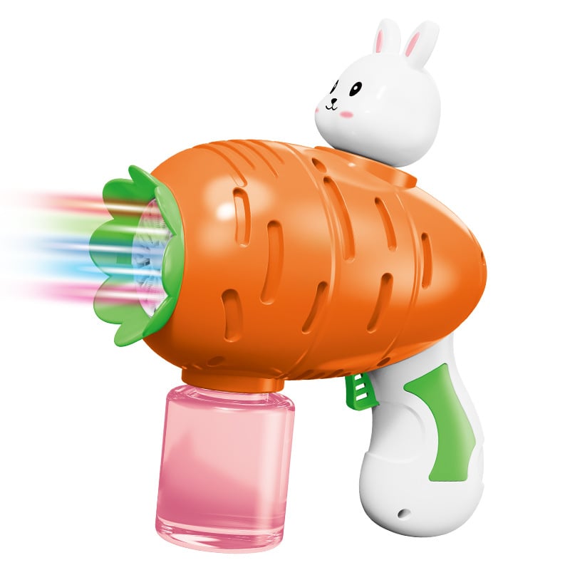 Soap Bubbles Gun Carrot 12 Holes Bubbles Machine Launcher Automatic Blower Soap Toys For Kids Children cute rabbit Gifts -D25 \ E518656 - Image 14