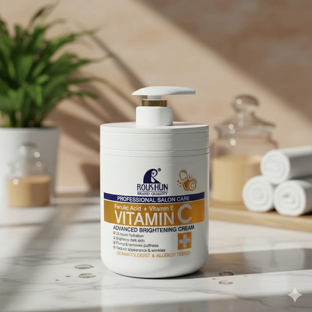 ROUSHUN BRAND QUALITY C PROFESSIONAL SALON CARE Ferulic Acid + Vitamin E VITAMIN C ADVANCED BRIGHTENING CREAM D41 \ 6921199136308 - Image 1
