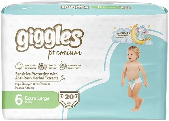 Giggles Premium 6 Extra Large 15+Kg F26 \ 8680131206926 - Image 2