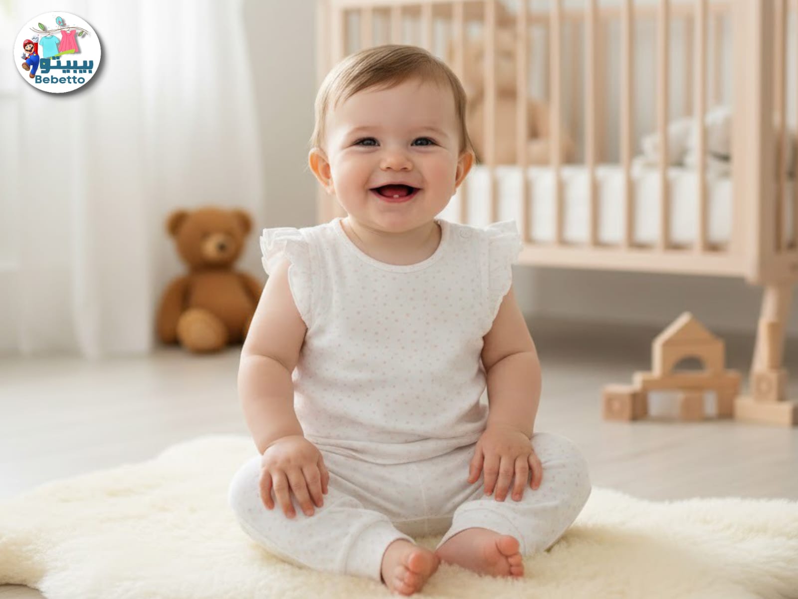 Baby girls romper and pant set 850D \ F1213640 - Image 1