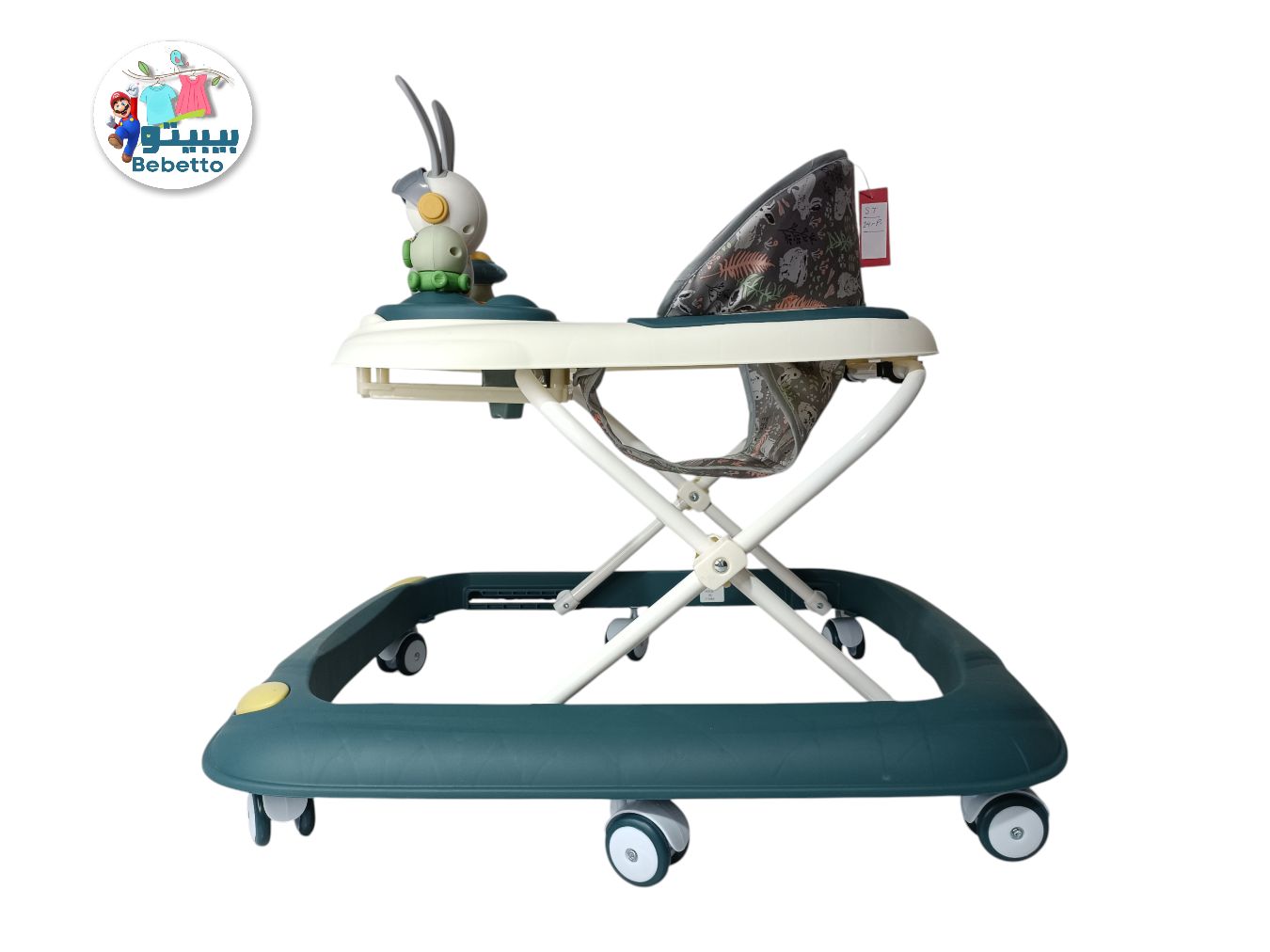 Baby Walker Sit-to-stand Learning Walk Seat Early Educational Multifunctional Music Foldable Baby Walker -Z27 \ F047545 - Image 3