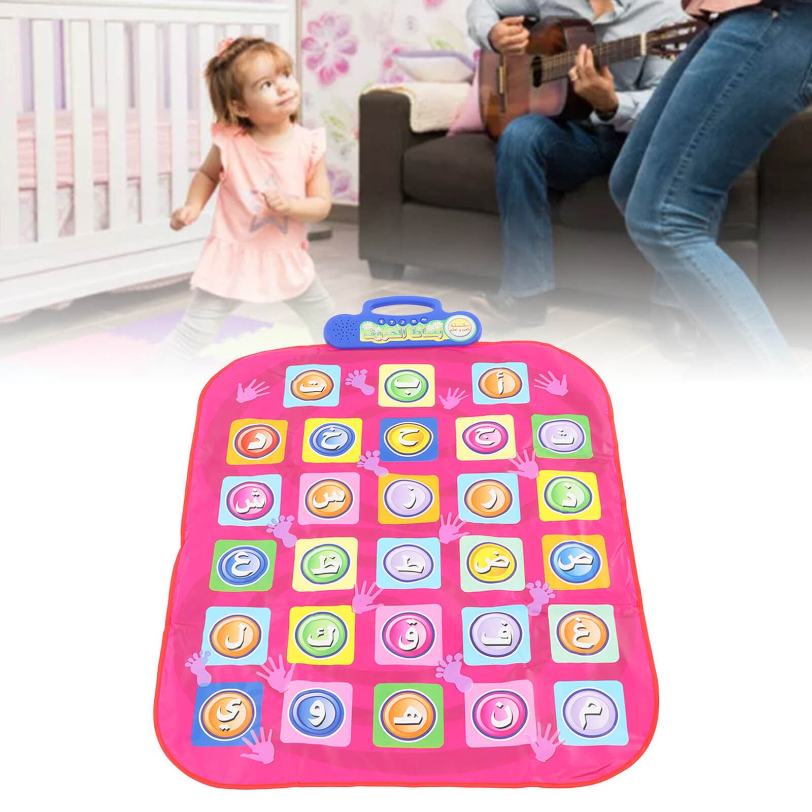 Sensitive Children Floor Game Early Education Electric Dance Alphanumeric Mat Pedal Music Carpet Dance Step Dance Blanket -C7 \ E0257670 - Image 2