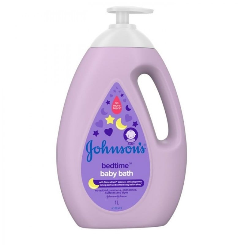 JOHNSON'S Baby Bedtime Moisturizing Bath Cleanses Without Drying (Washes Away 99.9% Germs) 1000ml F43 \ 9556006060247 - Image 2