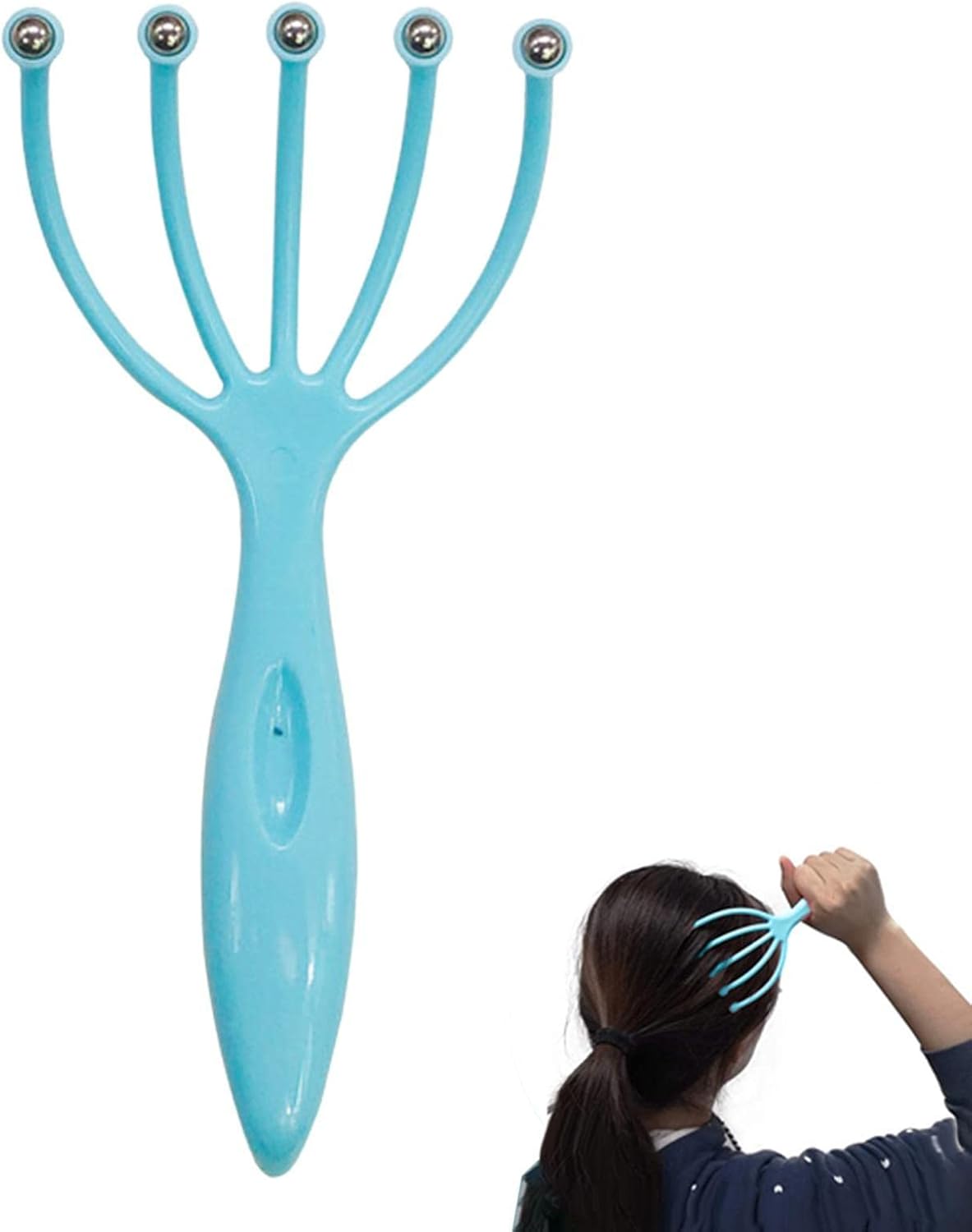 1pc Scalp Massager, Handheld Claw Head Massager For Deep Relaxation And Stress Relief, Office And Home Spa -B14 \ D010398 - Image 3