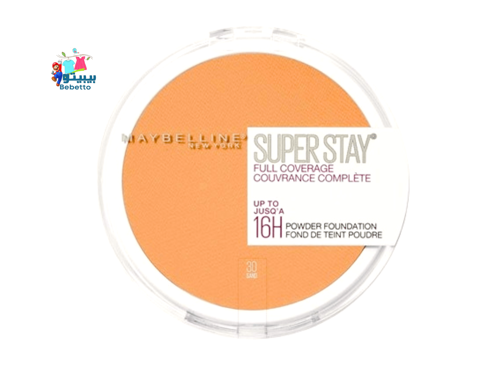 Maybelline New York Super Stay 24 Hour Hybrid Powder 102 Foundation 6g 0.2oz D42 \ '041554562804 - Image 1