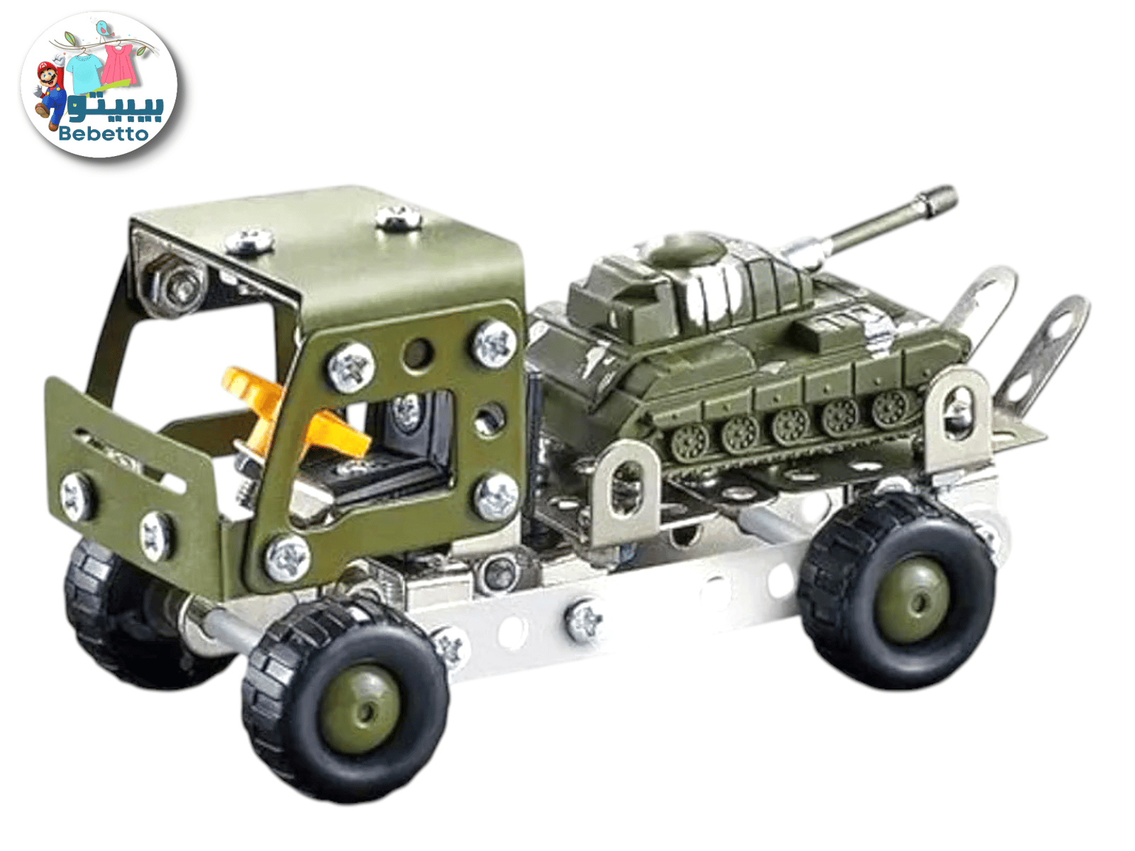 Military Truck STEM Building Toy Set for Boys F11 \  F1011327 - Image 2