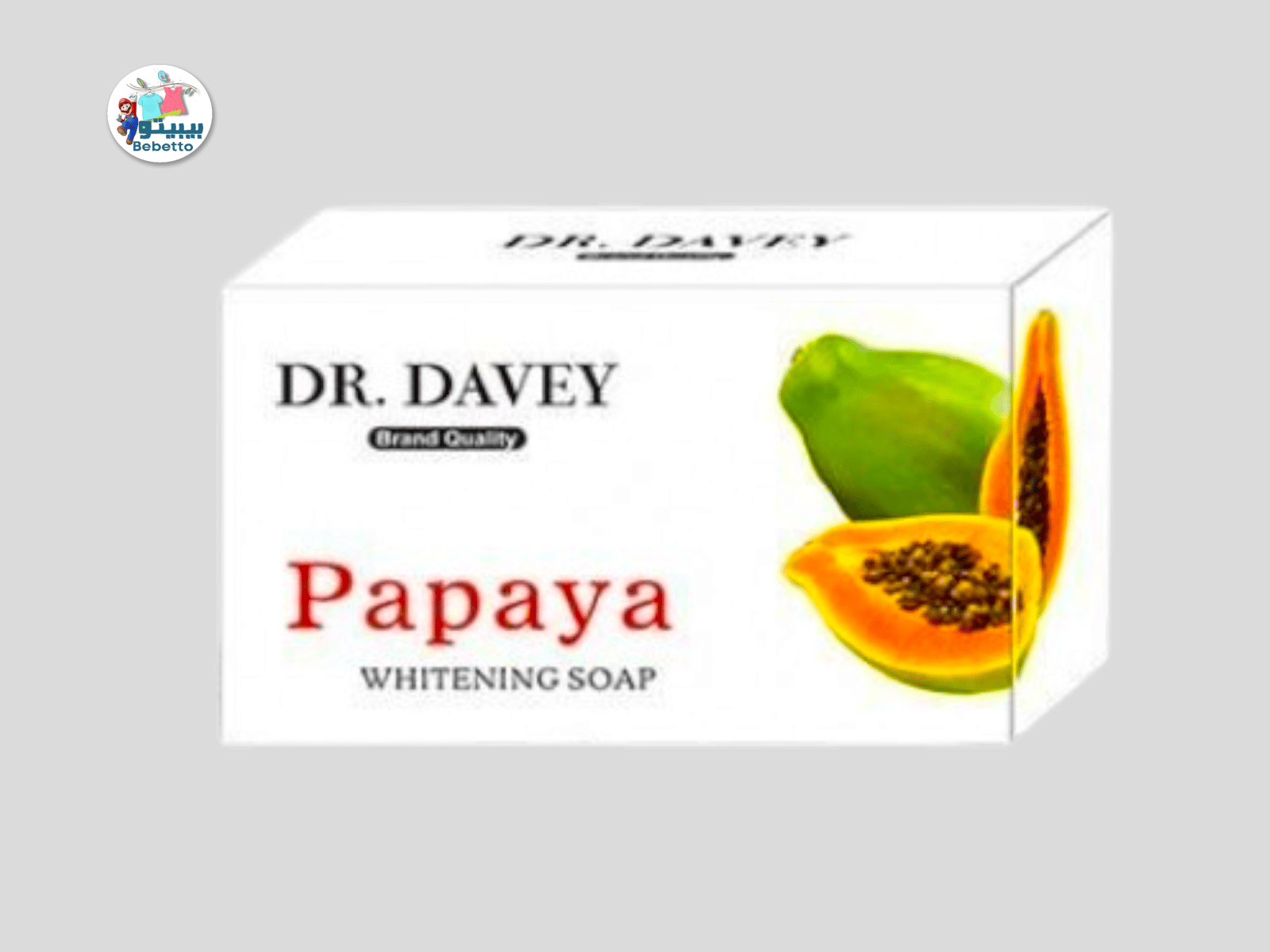 Dr. Davey Papaya Whitening Soap 135g D42 \ 6921199190744 - Image 1