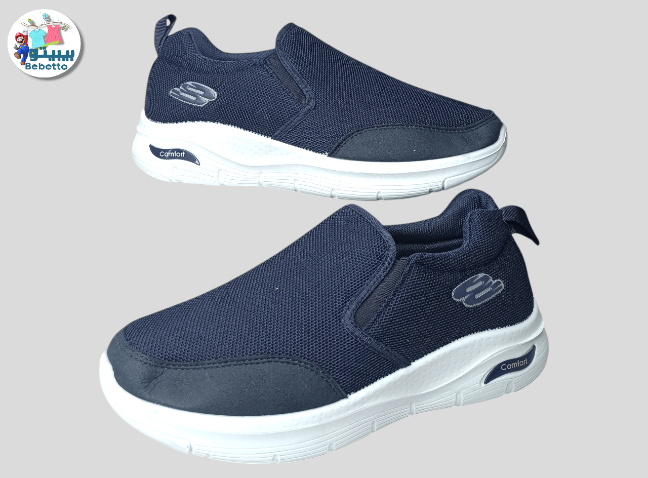 Shoes Slip-On 1pair Navy Blue Color for Boys And Girls Z58 \ F824146 - Image 1