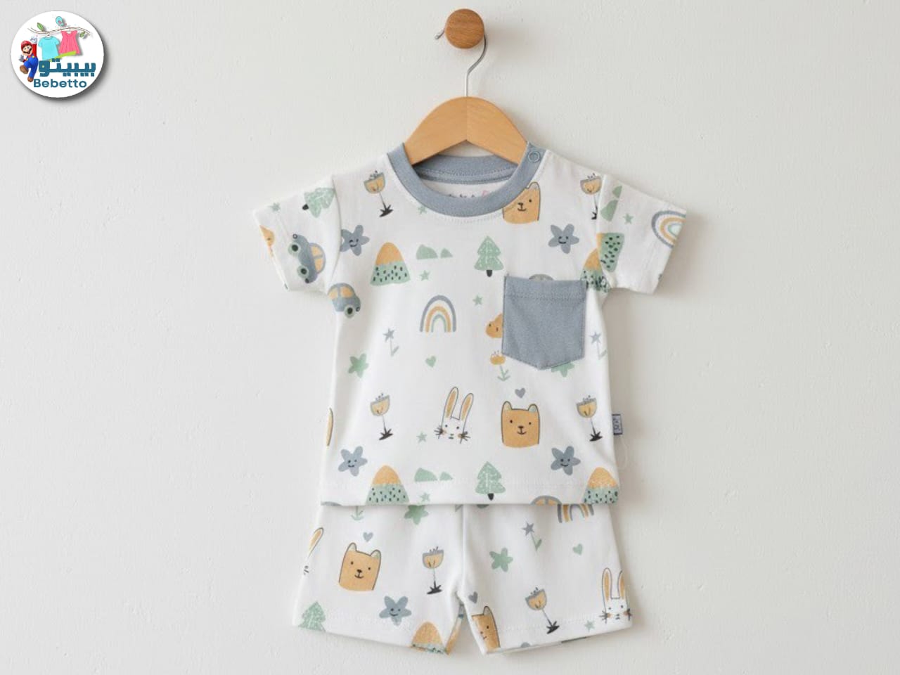 Bebetto baby's t-shirt and shorts set 50D \ F1216869 - Image 1