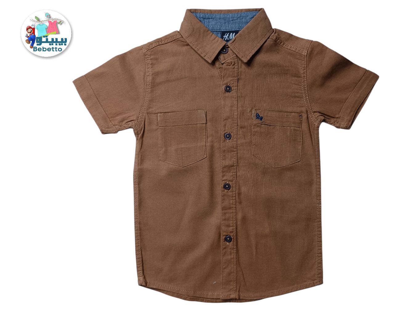 BOYS COTTON SHIRT 100B \ F0315685 - Image 1