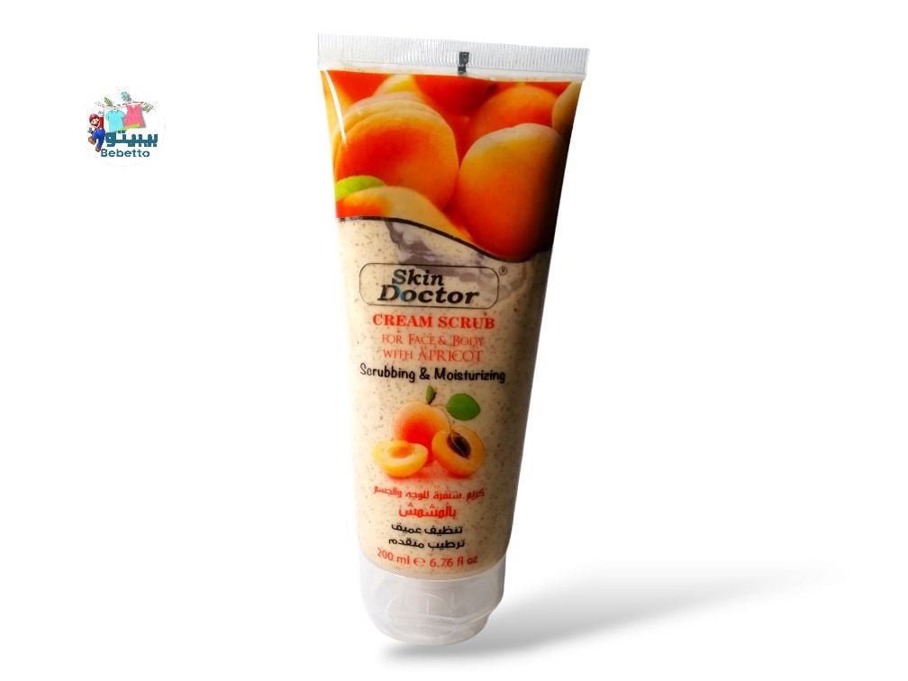 Skin Doctor Apricot Face & Body Cream Scrub 200ml F43 \ 8052742451703  - صورة 1