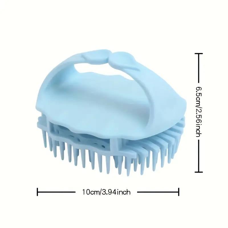 Scalp Massager Shampoo Brush, Scalp Brush For Hair Care, Silicone Scalp Exfoliator For Dandruff Removal, Scalp Care Scrubber For Both Wet Dry Hair, Suitable For Men & Women -B6 \ 6942772700570 - صورة 7