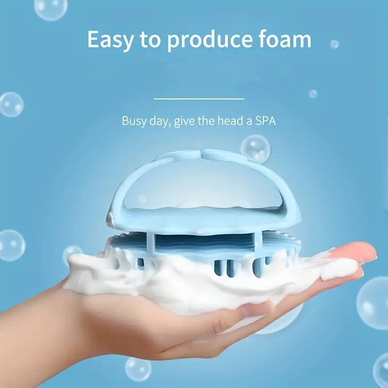 Scalp Massager Shampoo Brush, Scalp Brush For Hair Care, Silicone Scalp Exfoliator For Dandruff Removal, Scalp Care Scrubber For Both Wet Dry Hair, Suitable For Men & Women -B6 \ 6942772700570 - صورة 5