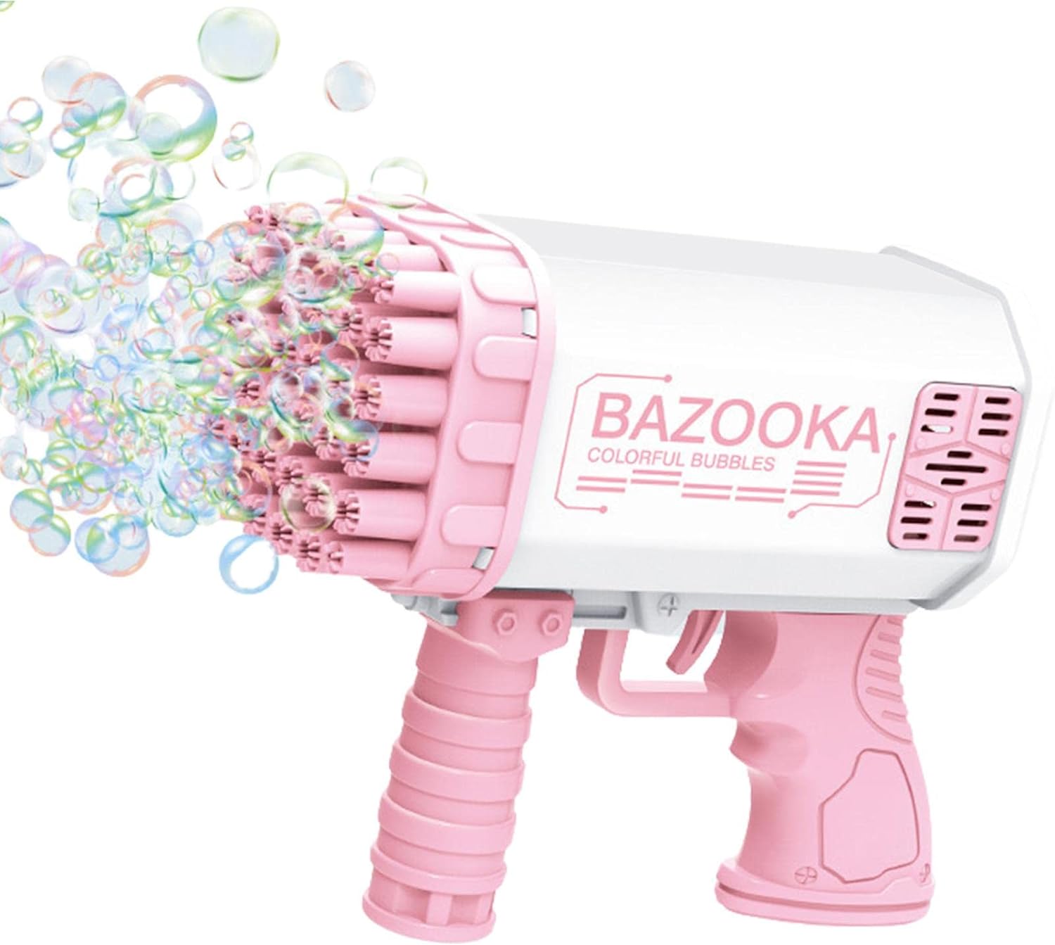 Bazooka Bubble Machine for Kids 36 Holes Bubble Blower Machine Gun Automatic Gatling Bubble Guns for Toddlers Bubble Maker Blaster for Adult Kids, F11 \ E515651 - Image 2
