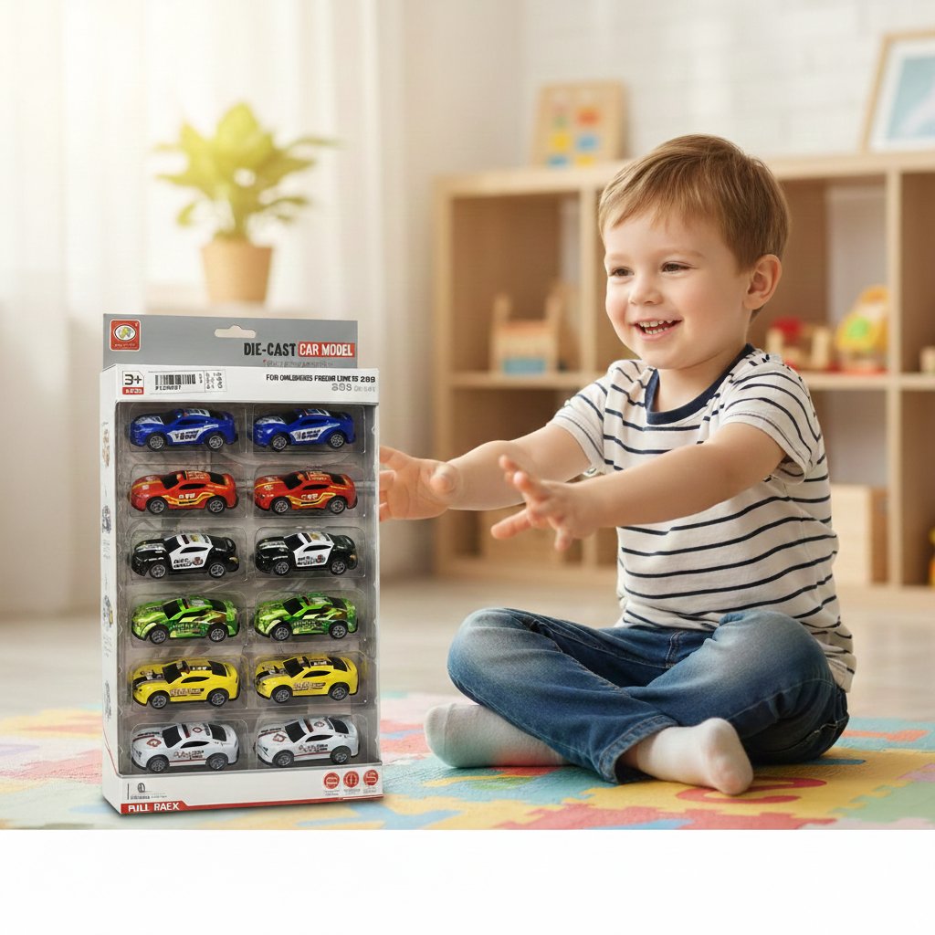 die-cast toy cars that are made from high-quality metal and durable plastic components F22 \ F1209207 - Image 1
