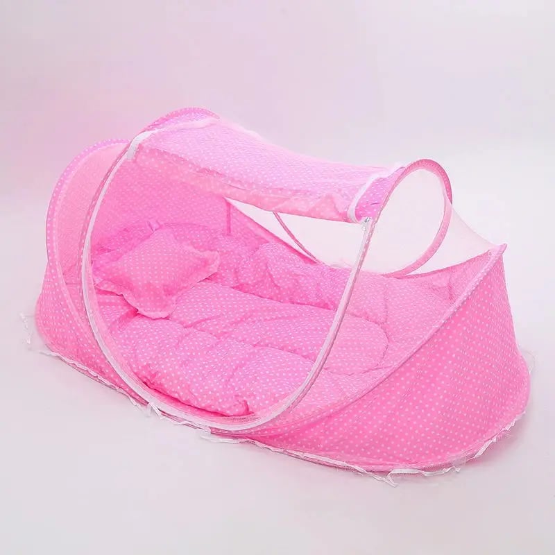 Portable Folding Baby Travel Bed Crib Netting Kids Cots Newborn Foldable Sleeping Bed Mosquito Net Play Tent House 1750B \ 21539 - Image 11