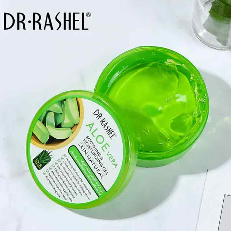 Dr. Rashel Aloe Vera Soothing & Moisturizing Gel Skin Natural 300g B44 \ 6971764152127 - صورة 4