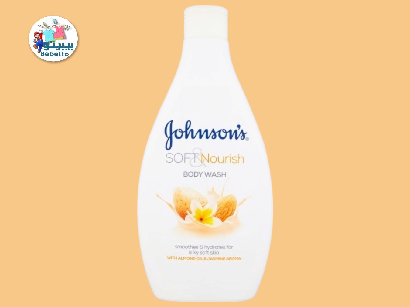 Johnsons Soft And Nourishing Body Wash 400ml -F41 \ 3574661384627 - Image 1