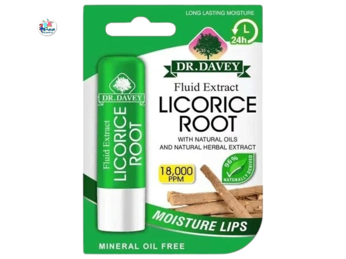 Dr. Davey Licorice Root Moisturizing Lip Balm 3g -A \ 6921199130474 - صورة 1