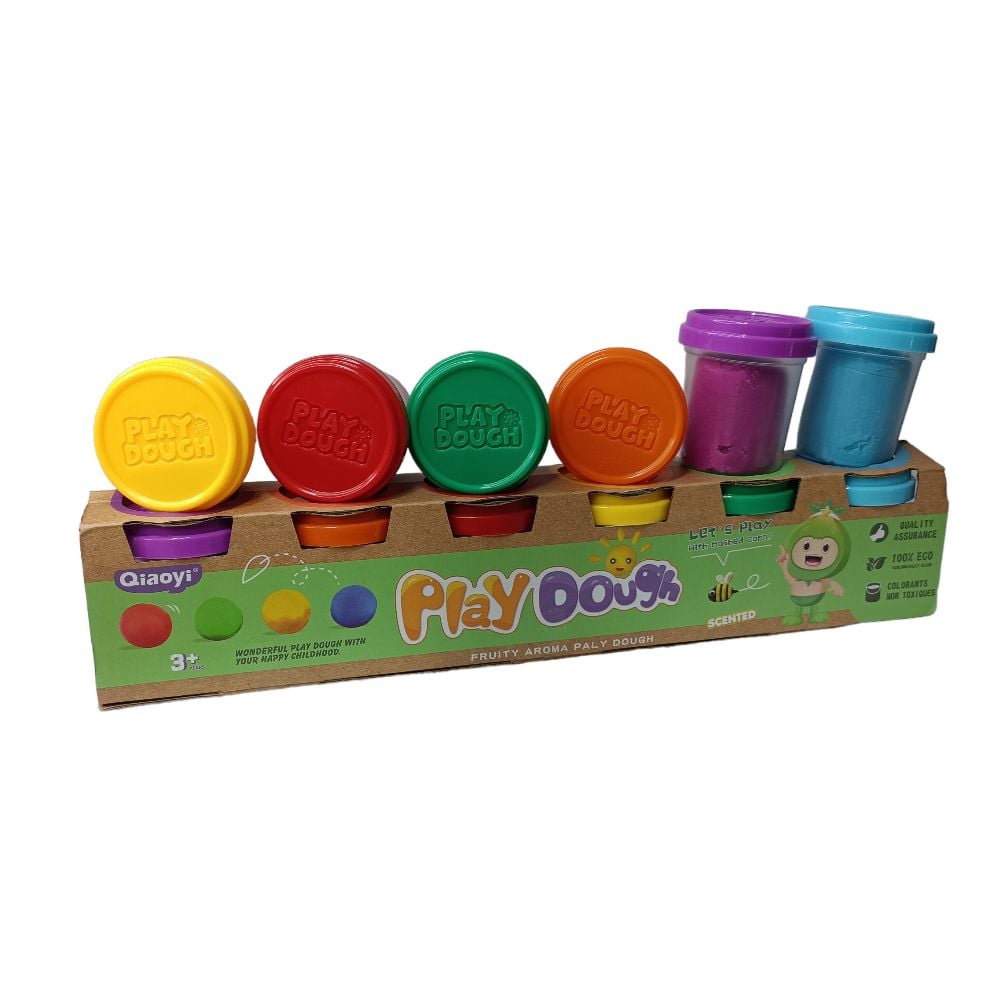Animal Play Dough Set 6 Colors Cups F25 \ 6975552147128 - Image 4