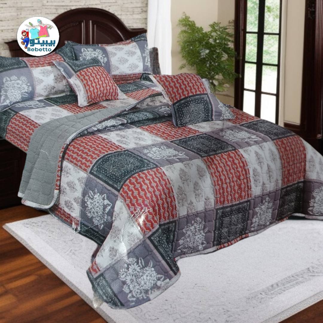 Sleep Night King Size Velvet Comforter Set 6 Pieces - Z29Y15 \ F565555 - Image 1