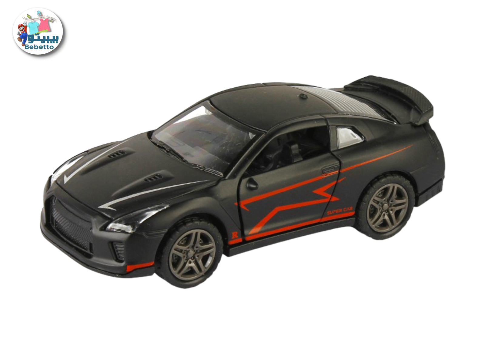 Opening door from the back pulls out of the Tiandu diecast 1 32, colorful with light B18 \ 6967456457458 - Image 4