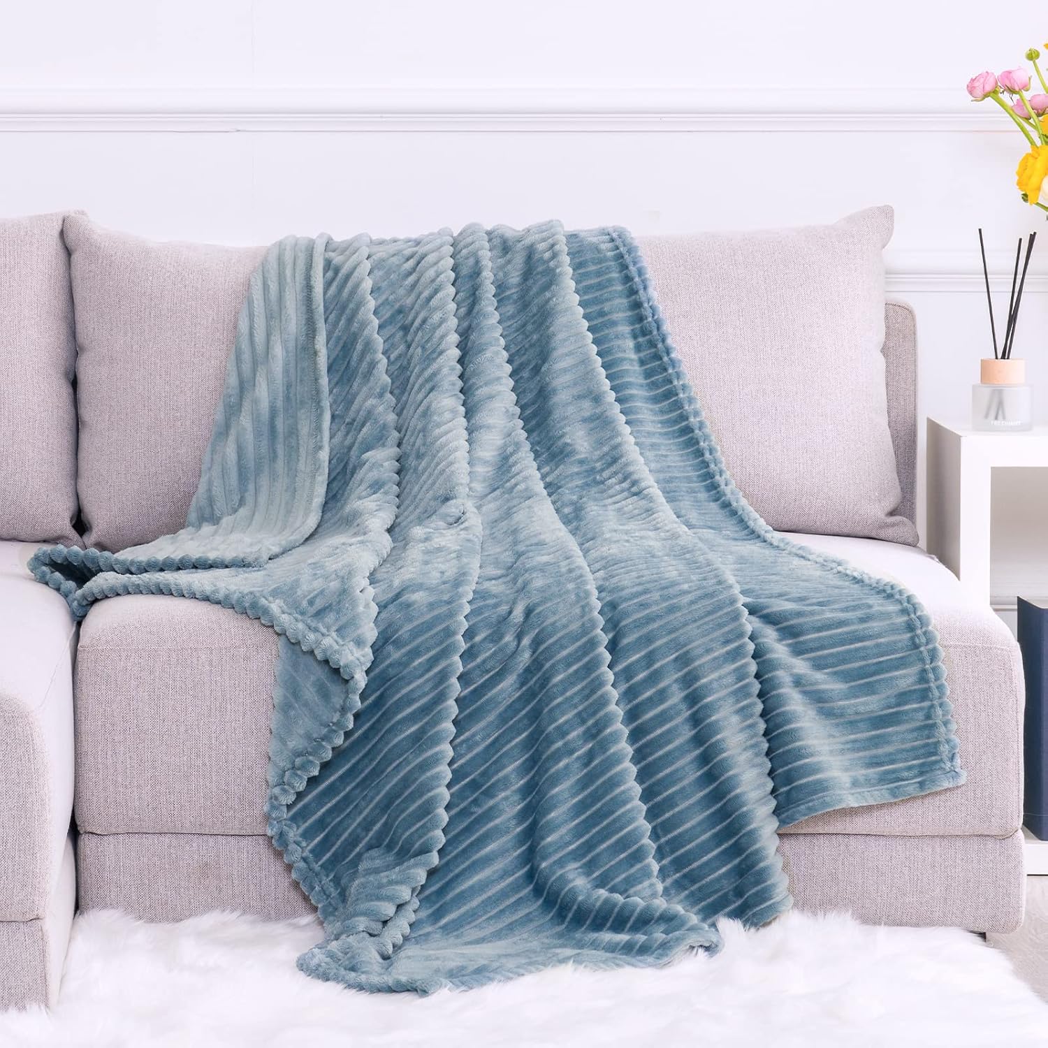 SUPER LUXURY ULTRA SOFT MICROPLUSH BLANKET 200CM X 230CM -Z52 \ E457143 - Image 2