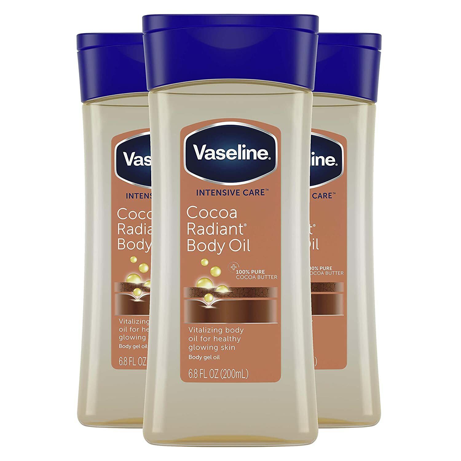 Vaseline Intensive Care Cocoa Radiant Body Oil 200ml - D42 \ 8886467039997 - Image 2