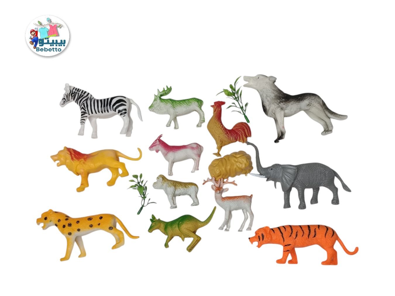 12pcs Animal Set -H41 \ 6904682001109 - Image 1