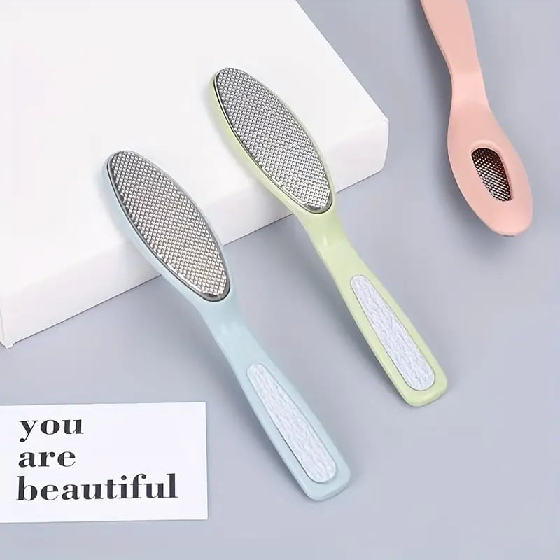 Dead Skin Remover Pedicure Tool Foot Care Tool Dropshipping Foot File Stainless Steel Foot Rasp With Plastic Handle Callus D11 \ 6224512000172 - صورة 7