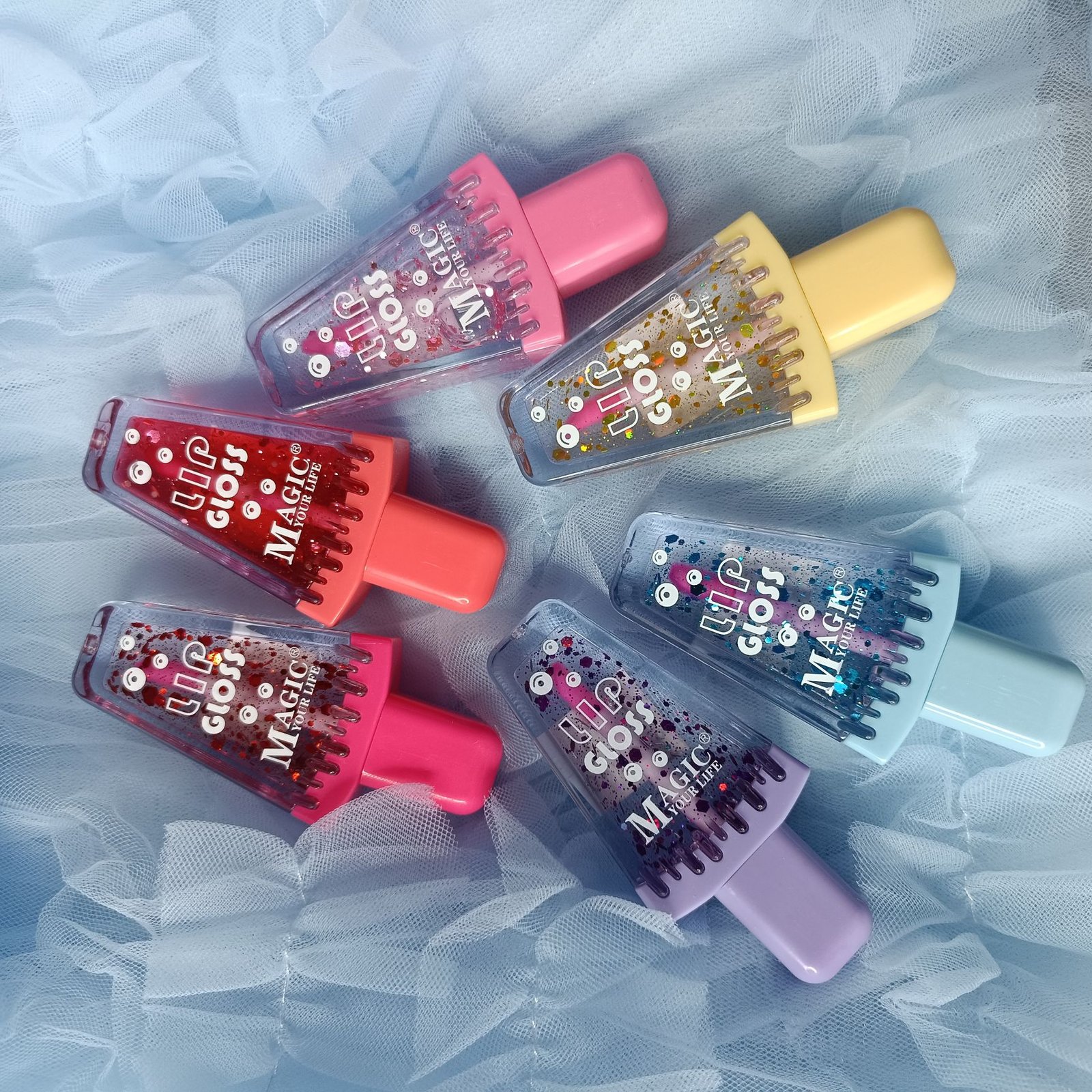 Lipstick Matte 6 Color Ice Cream Liquid Lip Glaze Cute Red Waterproof Long-lasting Lip Gloss Makeup Cosmetics -D42 \ 6982732511181 - Image 7