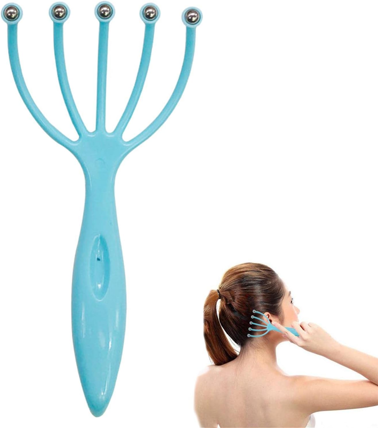 1pc Scalp Massager, Handheld Claw Head Massager For Deep Relaxation And Stress Relief, Office And Home Spa -B14 \ D010398 - Image 4