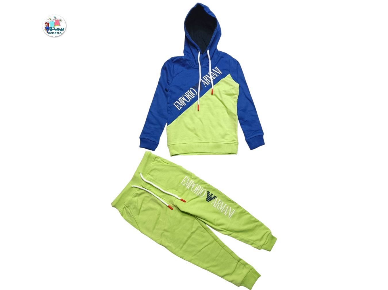 BOYS 2 PCS HOODIE SET 1100A \ E092639 - Image 1