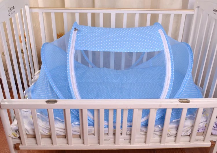 Portable Folding Baby Travel Bed Crib Netting Kids Cots Newborn Foldable Sleeping Bed Mosquito Net Play Tent House 1750B \ 21539 - Image 11