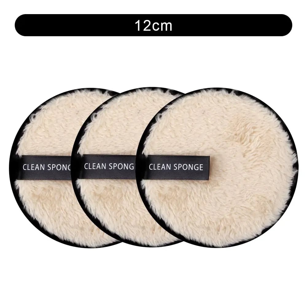 3Pcs Reusable Makeup Remover Pads Cotton Wipes Microfiber Cosmetics Washable Make Up Towel Face Cleansing Sponge Skin Care Tools -D19 \ 6926641003443 - Image 10