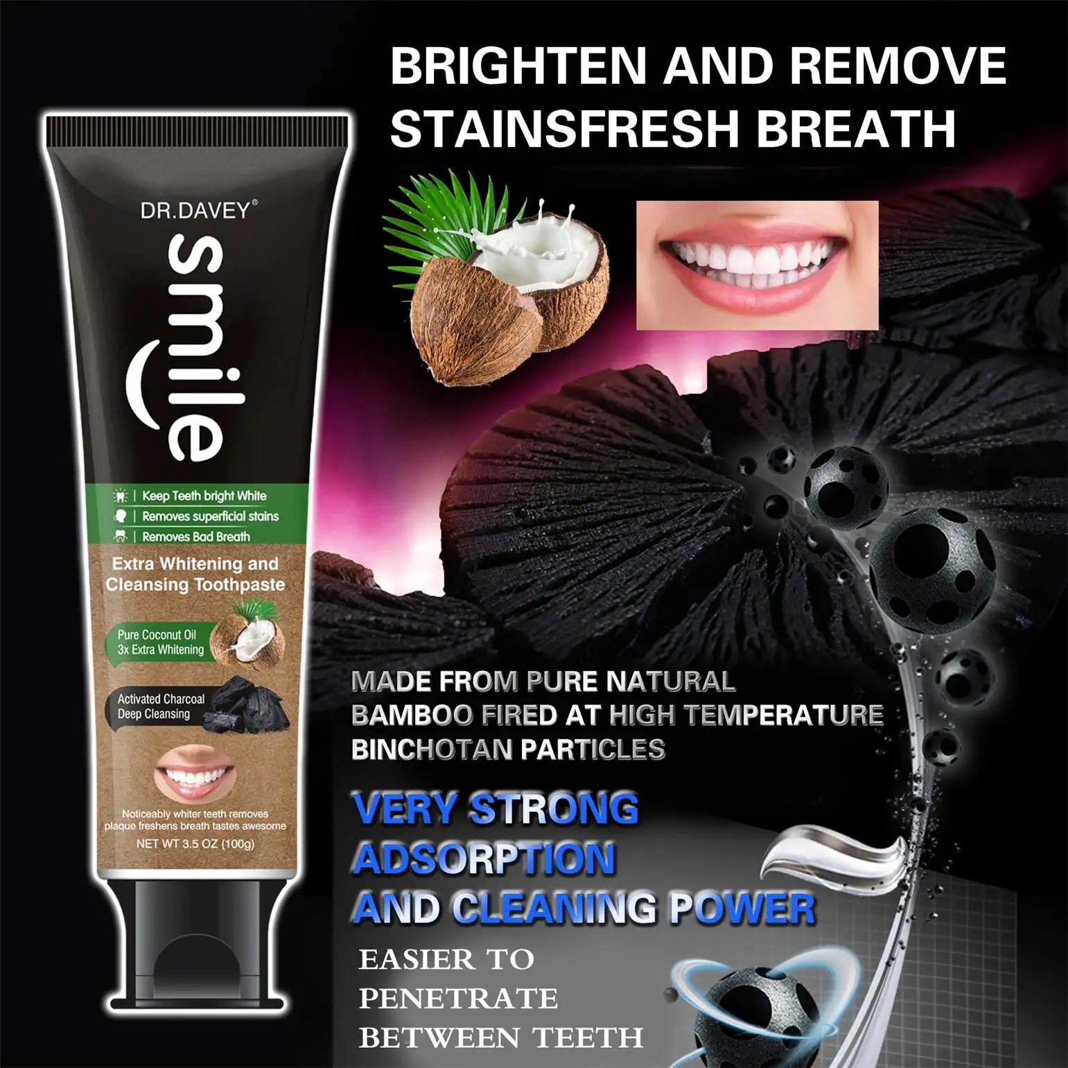 DR.DAVEY Anti-Hair Loss and Moistening shampoo Anti-dandruff Oil control hair shampoo 450ml D42 \ 6921199188635 - Image 9