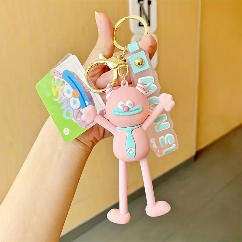 Fashion Keychain For Men, Resin Keychain, Cute Cartoon Funny Characters Metal Key Ring For Men -Z3 \ E0209608 - Image 2