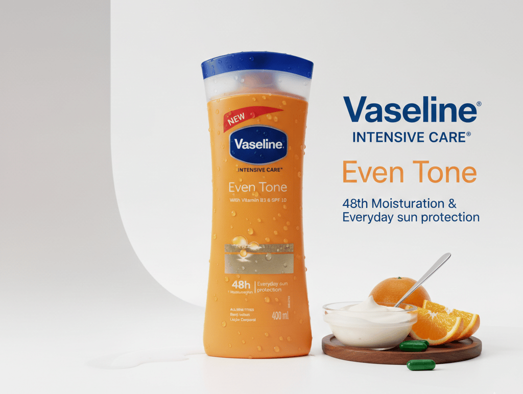 Vaseline Intensive Care Even Tone Body Lotion in a 400 ml bottle E43 \ 6001087008488 - Image 1