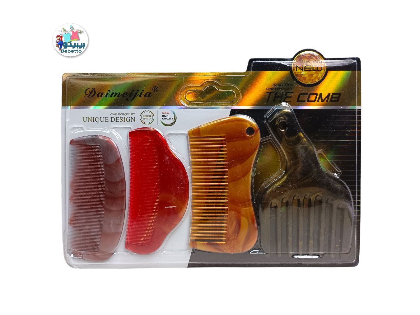 Daimeijia 4 Pcs Hair Comb For Girls & Woman D28 \6970018550412 - صورة 1