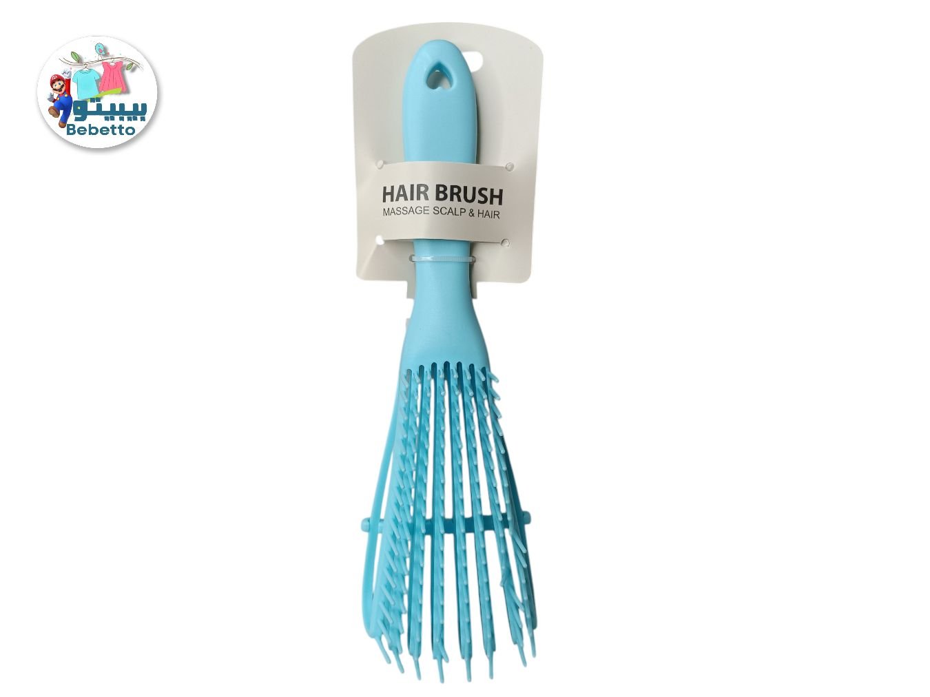Natural Hair Detangler Brush 8 Rows Vent Detangling Brush For African America 3a To 4c Kinky Wavy Curly Coily Wet Dry Hair -F32 \ D010696 - Image 10