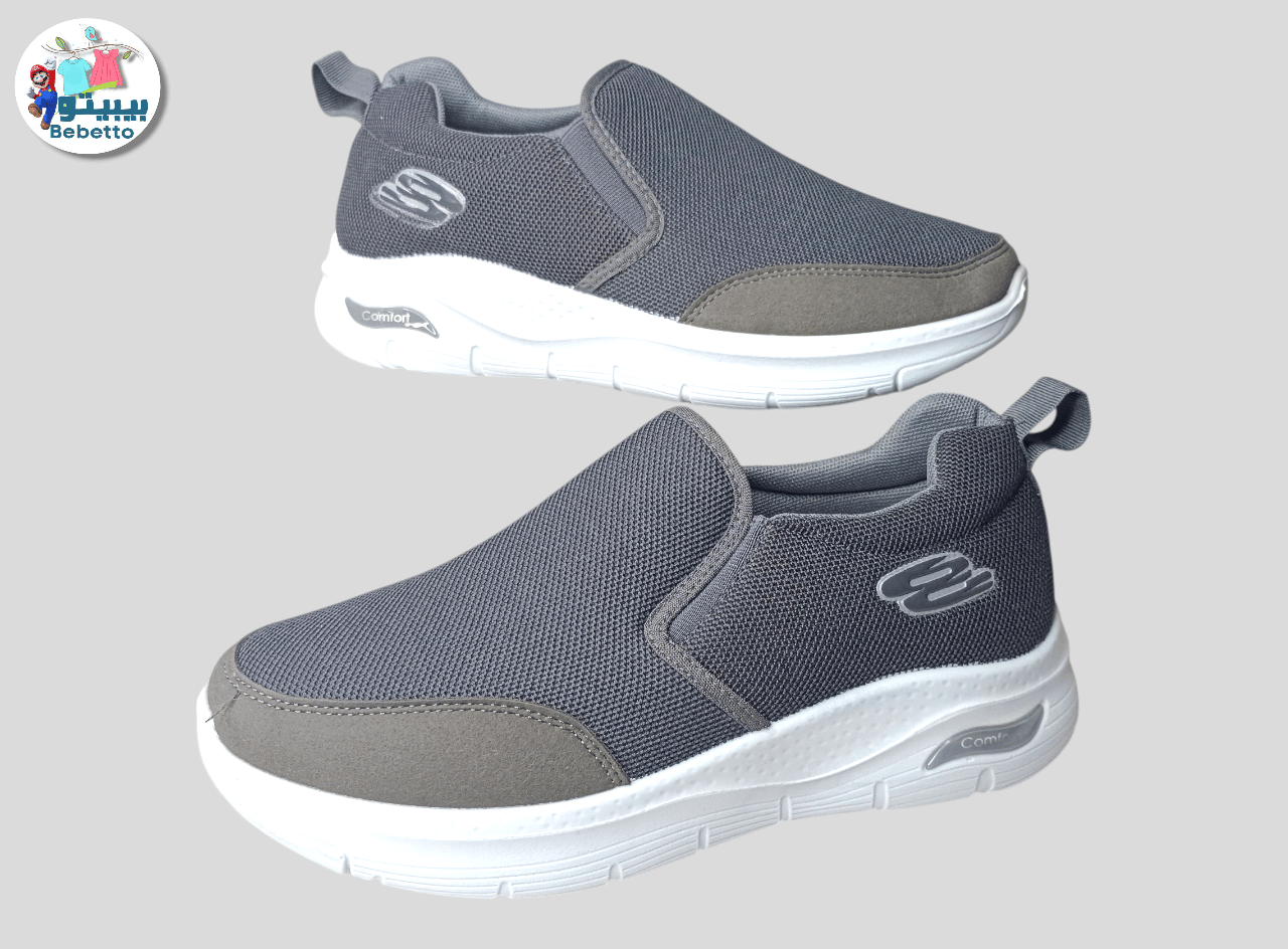 Shoes Slip-On 1pair Grey Color for Boys And Girls Z58 \ F824146 - Image 1