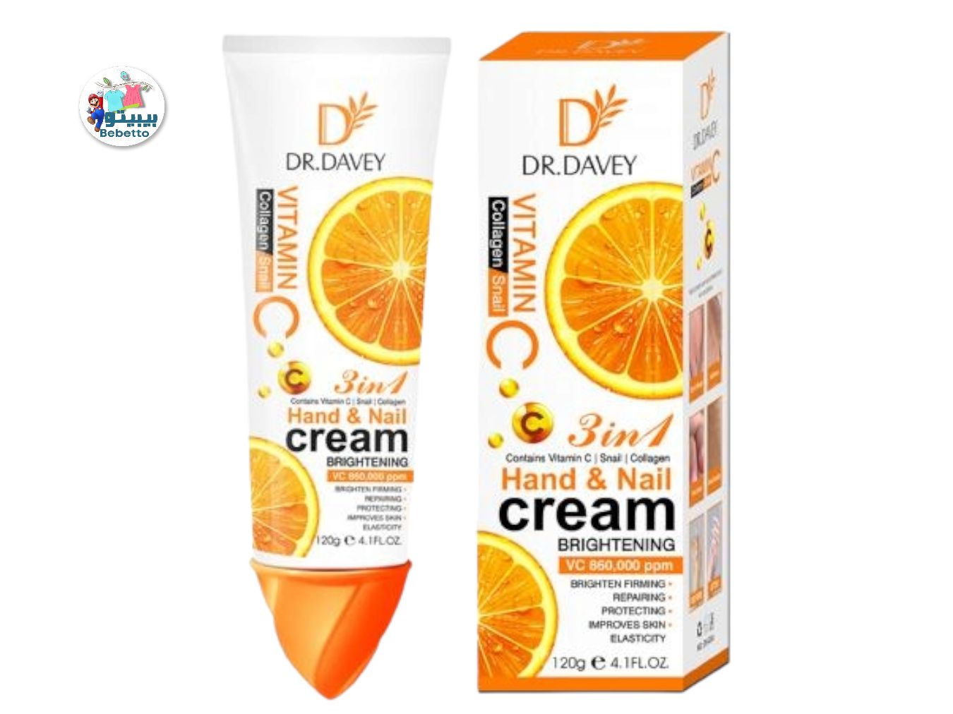 Dr.Davey Anti Aging Nourishing Lotion Skin Whitening Moisturizing Beauty Products Private Label VC Hand Cream 120ml -C43 \ 6921199116874 - Image 1