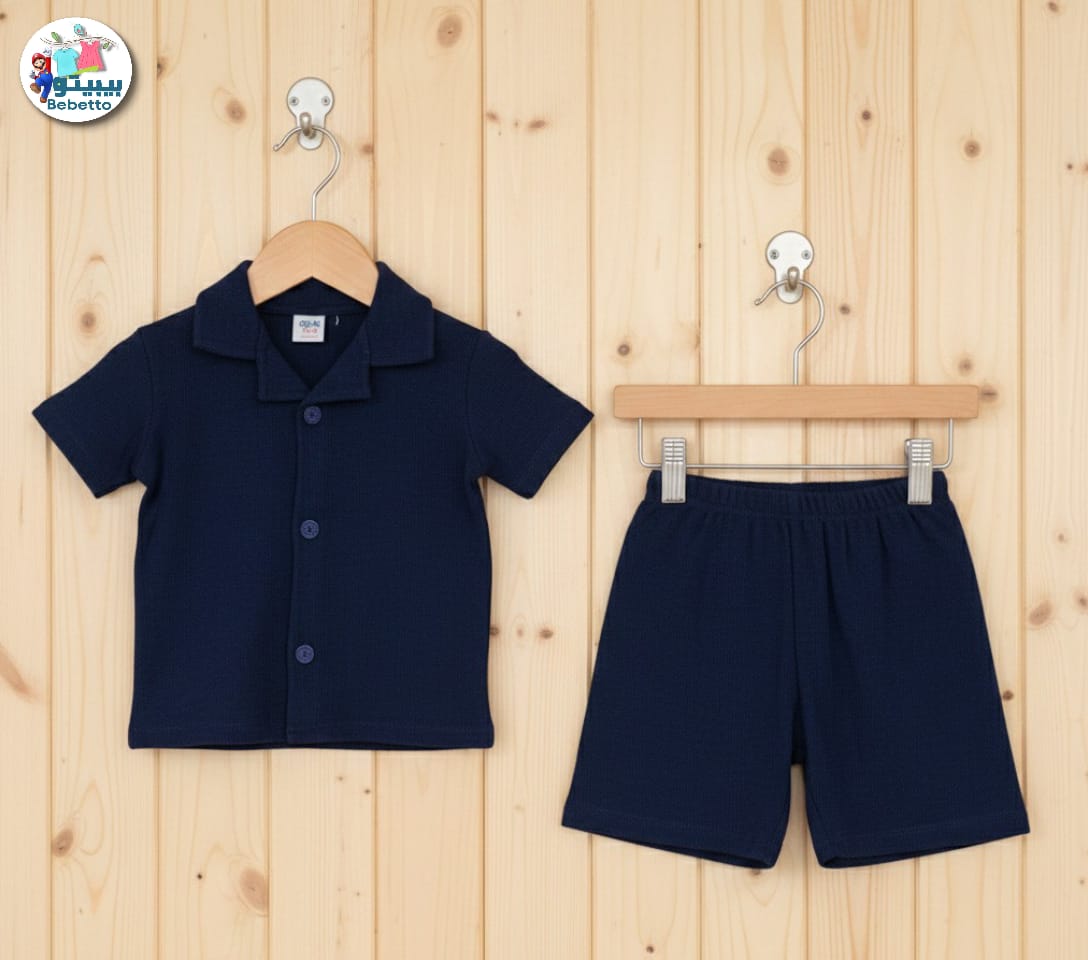 Short-sleeved shirt and matching shorts 600C \ G217901 - Image 1