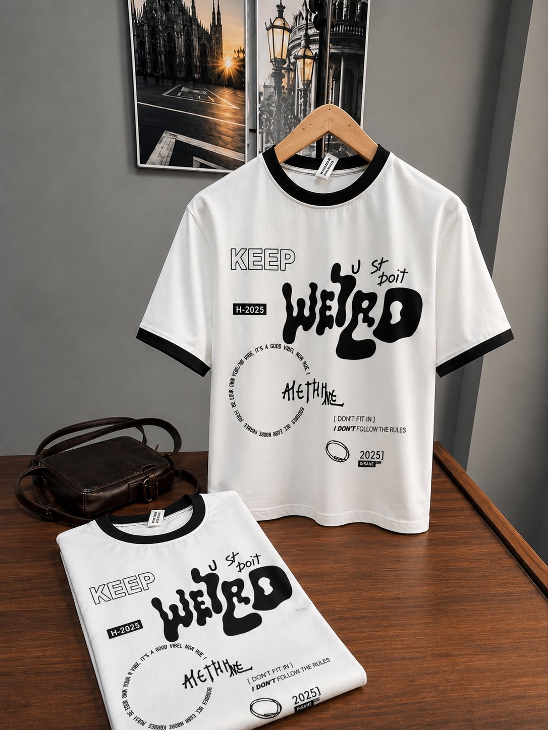 Outline Ringer Tee - Image 1