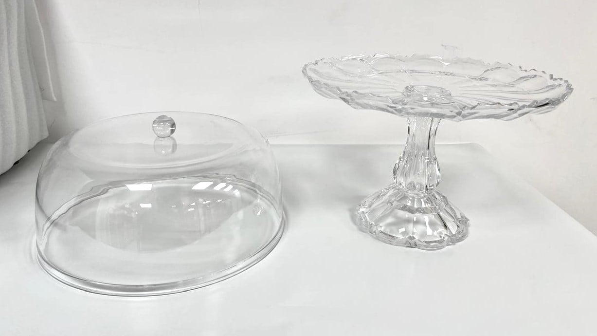 Elegant Cake Stand with Lid - صورة 2