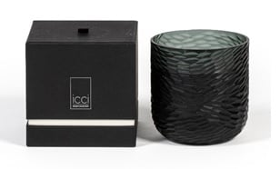 شمعة صغيرة معطرة مع مزهرية / Small Scented Candle with Crystal Vase - Image 1