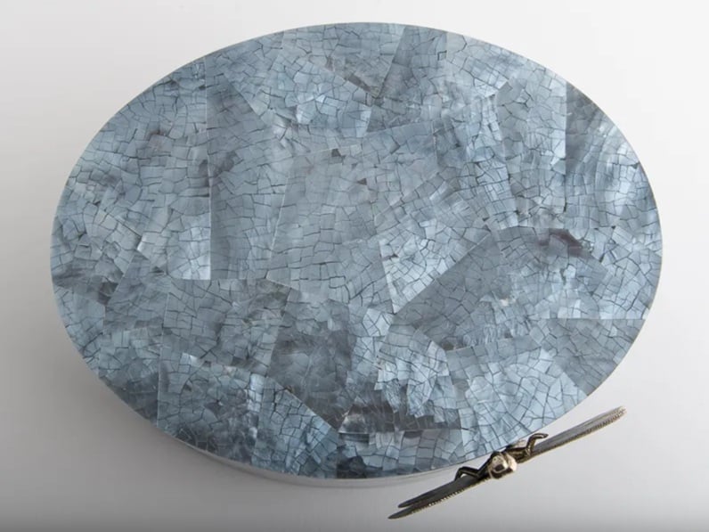 Oval Dragonfly Box – Prussian Blue - صورة 13